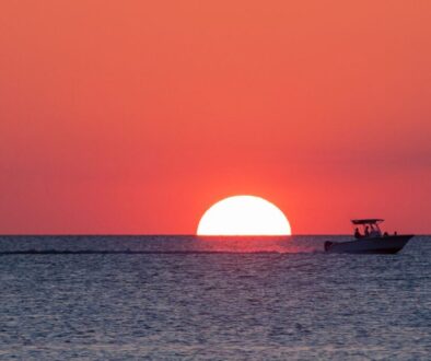 A beautiful view of a Florida sunset.