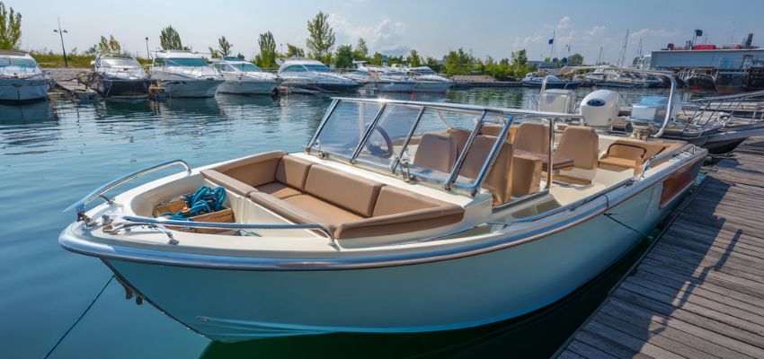 Modern runabouts use fiberglass hulls, light but strong, resisting rot and corrosion.