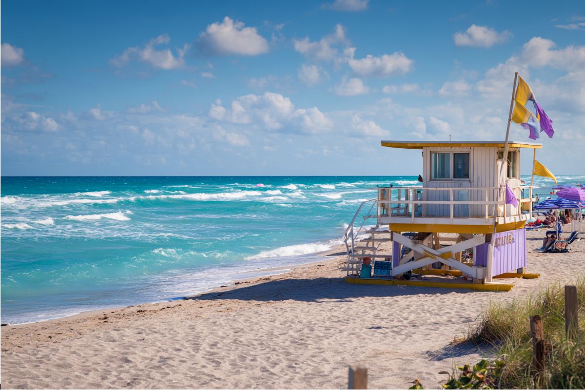 A view from Boca Raton Beach.