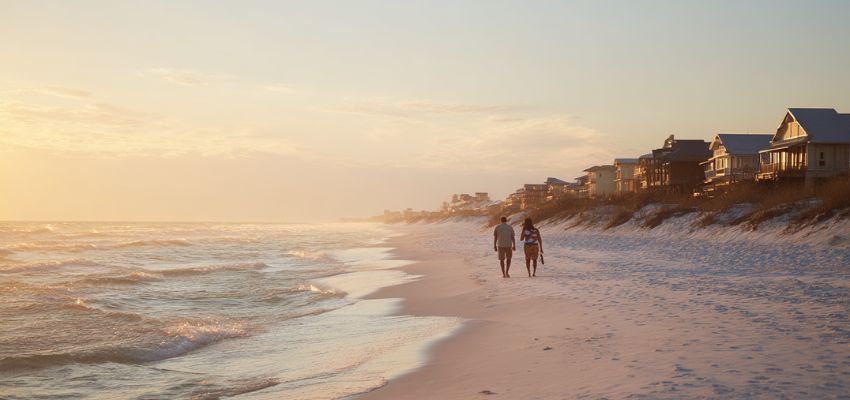 Rosemary Beach is special because it feels calm and neat.
